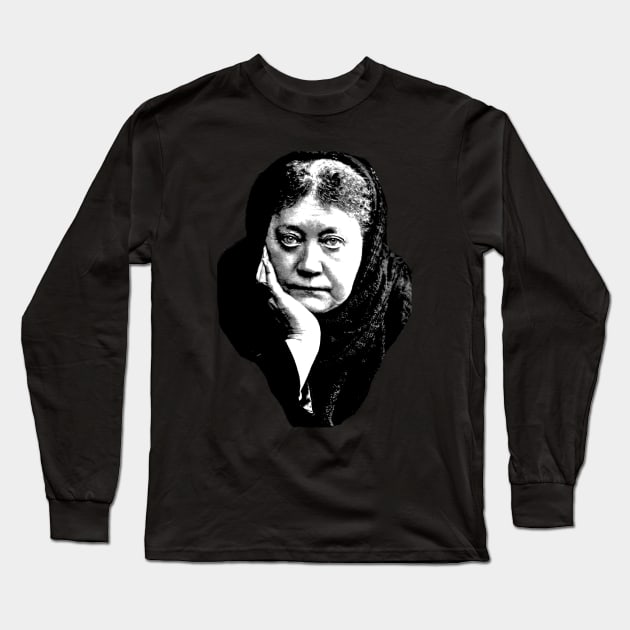 Madame Blavatsky Theosophy Theosophist Long Sleeve T-Shirt by Witchy Ways